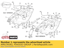 Aprilia AP8139282, Zadel zwart, OEM: Aprilia AP8139282