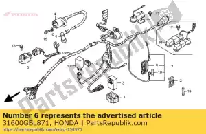 honda 31600GBL871 régulateur de tension - La partie au fond