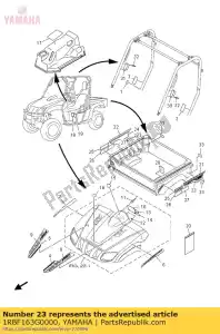 yamaha 1RBF163G0000 emblème 1 - La partie au fond