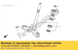 Aqui você pode pedir o subassy de haste, direção em Honda , com o número da peça 53219KTW900: