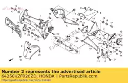 stel illust * type4 * in van Honda, met onderdeel nummer 64250KZF920ZD, bestel je hier online: