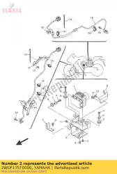 Qui puoi ordinare staffa 1 da Yamaha , con numero parte 2WDF175T0000: