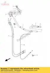 Here you can order the cap, grip lower from Yamaha, with part number 4BP262820000: