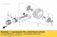 13000GB5930, Honda, vilebrequin comp. honda xr  r crf f xr70r crf70f 70 , Nouveau