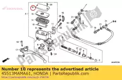 Aquí puede pedir tapa, cilindro maestro de Honda , con el número de pieza 45513MAMA61: