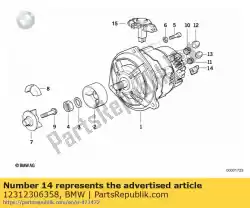 Here you can order the flat-type connector from BMW, with part number 12312306358: