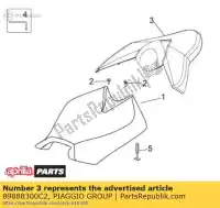 89888300C2, Piaggio Group, siège passager noir-jaune aprilia  rsv4 tuono tuono 1000 2011 2014, Nouveau