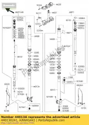 Aquí puede pedir horquilla interior, lh kx450fff de Kawasaki , con el número de pieza 440130241: