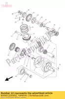 904681206900, Yamaha, klem (1j7) yamaha  fz fzr fzs wr ybr yfm yzf yzf r 250 600 1000 1994 1995 1996 1997 1998 1999 2000 2001 2002 2003 2004 2005 2006 2007 2008 2009 2010 2011 2012 2013 2017 2018 2019 2020 2021, Nieuw