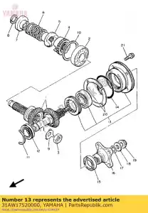 yamaha 31AW17520000 housing comp. - Bottom side