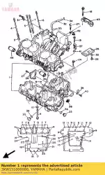 Here you can order the crankcase assy from Yamaha, with part number 3XW151000000: