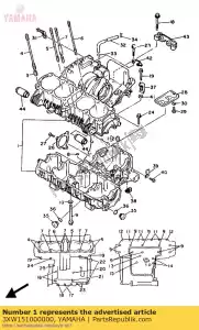 Yamaha 3XW151000000 zespó? skrzyni korbowej - Dół