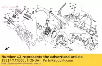 19314MAT000, Honda, pas de description disponible honda cbr 1100 1997, Nouveau