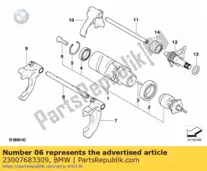 bmw 23007683309 tornillo torx - m8x30 - Lado inferior