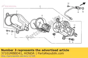 Honda 37101MBBD41 case assy., upper - Bottom side