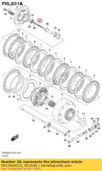 Here you can order the screw,clutch pu from Suzuki, with part number 0913406015: