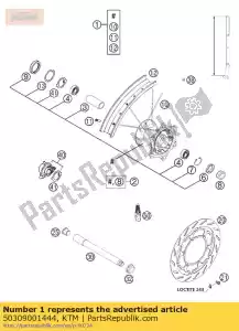 ktm 50309001444 frontwheel 1,6x21' did exc 02 - Bottom side