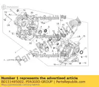 B0151485002, Piaggio Group, centralna skrzynia korbowa cat1b aprilia dorsoduro shiver zd4sm000, zd4sma00, zd4smc00, zd4smc01 750 2008 2009 2010 2011 2012 2013 2016, Nowy