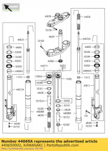 kawasaki 440650002 forcella boccola-anteriore zr1000-a1 - Il fondo