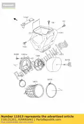 Qui puoi ordinare filtro aria-elemento kx80-r1 da Kawasaki , con numero parte 110131201: