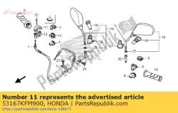 Tutaj możesz zamówić brak dost? Pnego opisu od Honda , z numerem części 53167KFM900: