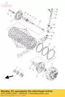 5TG163821000, Yamaha, As, duwhendel yamaha yfz 450 2006 2007 2008 2009, Nieuw