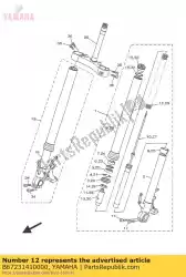 Tutaj możesz zamówić spr?? Yna, przedni widelec od Yamaha , z numerem części B67231410000: