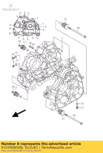 suzuki 015500850B boulon - La partie au fond