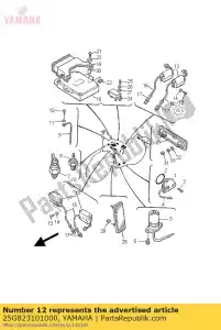 yamaha 25G823101000 bobine assy - Onderkant