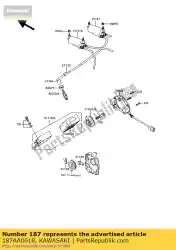 bolt-upset-wsp van Kawasaki, met onderdeel nummer 187AA0618, bestel je hier online: