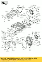 140260053, Kawasaki, cubierta de cadena zr1000b7f kawasaki z 750 1000 2007, Nuevo