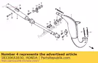 18330KA3830, Honda, aucune description disponible pour le moment honda cr 125 1985, Nouveau