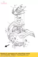 1SCF33910000, Yamaha, pannello, frontale yamaha yfm 300 2013, Nuovo