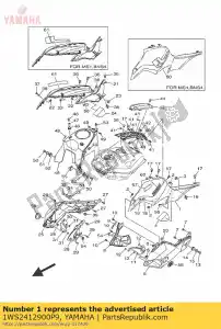 yamaha 1WS2412900P9 cover, side 1 - Bottom side