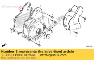 honda 11395KYJ900 joint, l. couvercle de carter - La partie au fond