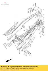 Qui puoi ordinare telaio di copertura l da Suzuki , con numero parte 4723120C00: