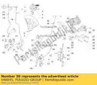 648845, Piaggio Group, Soporte de conexión pin gilera piaggio fuoco mp mp3 mp3 350 maxi sport x x evo x8 zapm75100 zapm860x, zapta10w zapm86100, zapm86101 zapta10x zapta1200 zapta1200, zapta1201 zapta1202 zapta1202, zapta1204 zapta130 zaptd1102,  zaptd120 300 350 400 500 2005 2006 2007 2008 2009 2010 , Nuevo