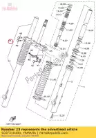 1C6F310300, Yamaha, Fourche avant (droite) yamaha ttr230 230 , Nouveau