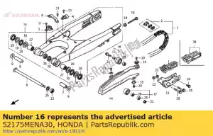 Honda 52175MENA30 rodillo comp., cadena (38 mm - Lado inferior