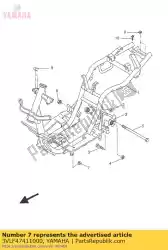 Aqui você pode pedir o almofada, assento em Yamaha , com o número da peça 3VLF47411000: