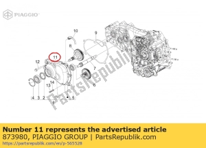 aprilia 873980 ?ruba z ko?nierzem m8x40 - Dół