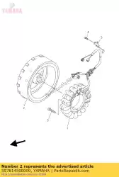 Aqui você pode pedir o conjunto do rotor em Yamaha , com o número da peça 5S7814500000: