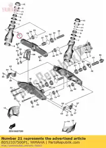 yamaha BD52337500P1 bras 3 - La partie au fond