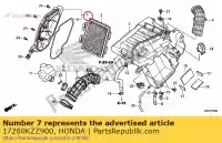 17260KZZ900, Honda, lid comp., air cleaner honda  crf 250 2013 2014 2015 2017 2018 2019, New