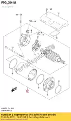 Here you can order the starter motor from Suzuki, with part number 3110045C01: