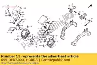 64413MCA000, Honda, plate, l. pocket arm posi honda gl goldwing a gold wing  gl1800a 1800 , New