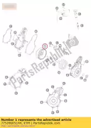 Tutaj możesz zamówić wirnik efi kpl. Od KTM , z numerem części 77539005144: