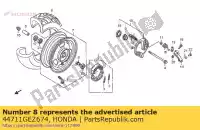 44711GEZ674, Honda, pneu (kenda) honda nps 50 2005 2006 2007 2008 2009 2010 2011 2012, Nouveau