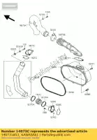 140731853, Kawasaki, duct,snorkel top ksv700-a1 kawasaki kfx 700 2004 2005 2006 2007 2008 2009 2011, New