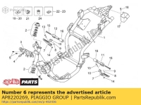 AP8220269, Aprilia, guide-câble, Nouveau